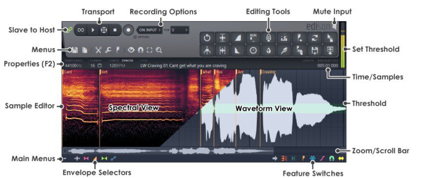 Edison vocal plugin