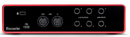Focusrite Scarlett 4i4 3rd Gen USB Audio Interface