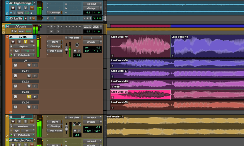 DAW recording interface