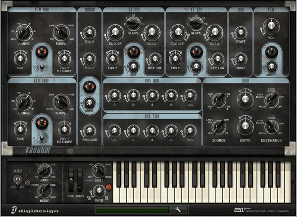 Instruments, effects, and libraries