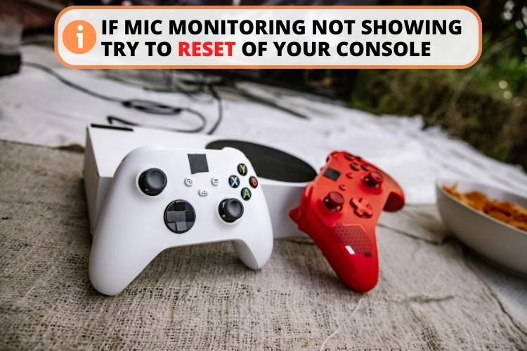 If mic monitoring not showing