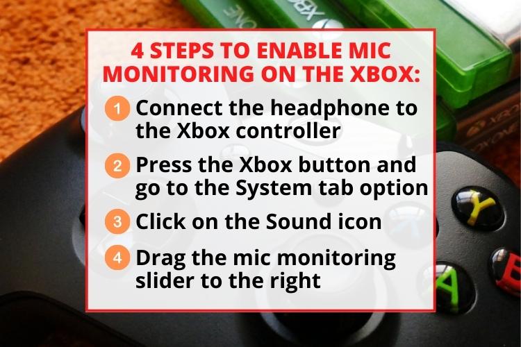 How to enable mic monitoring feature on the xbox