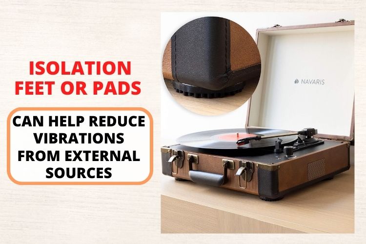 Isol﻿ation feet or pads 