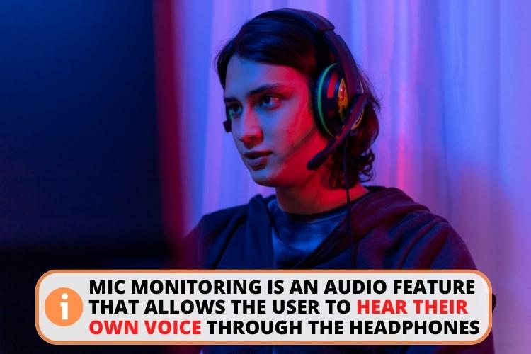 What is mic monitoring xbox
