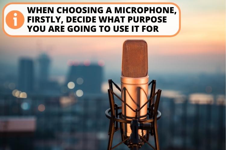 How to choose the perfect microphone