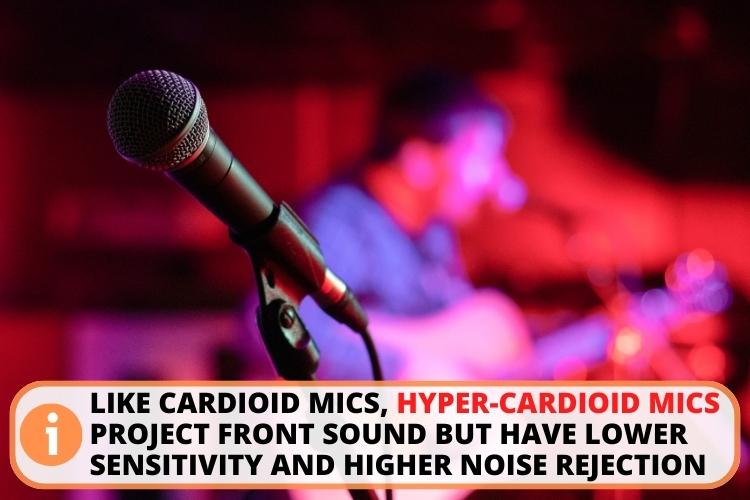 Hyper cardioid mics