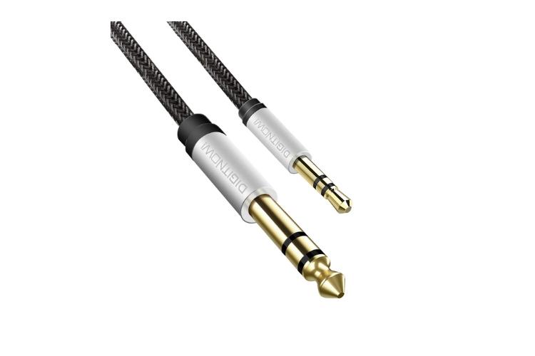 Trs cable with two stripes on the jack plug