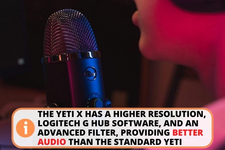 Blue yeti vs blue yeti x audio effects options