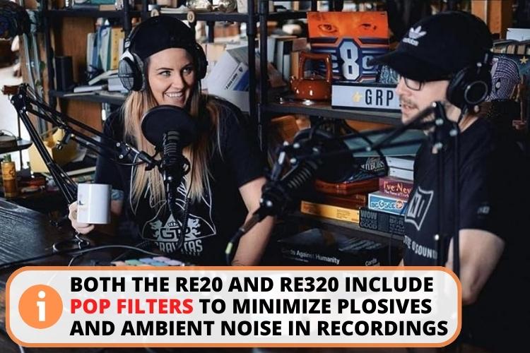 Pop filter RE20 vs RE320