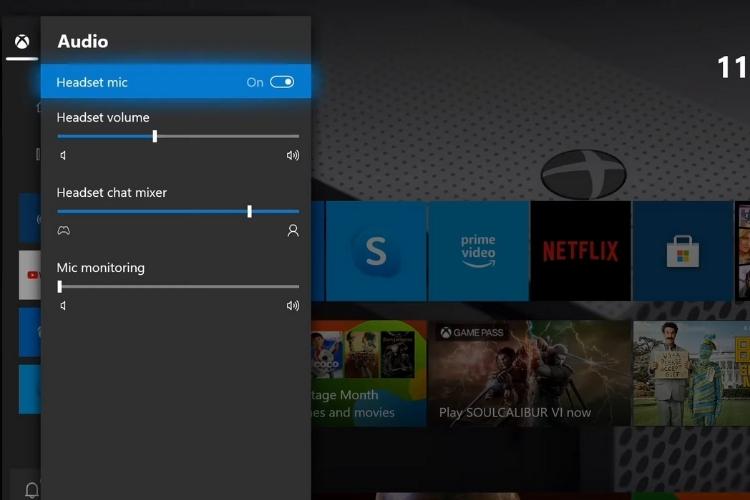 Audio settings xbox one