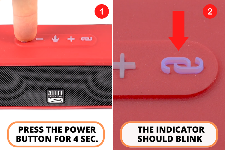 Altec lansing speaker pairing