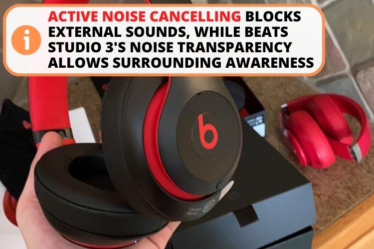 An insight into the noise cancelation and transparency mode