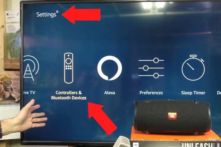 How to connect altec lansing speakers to a tv