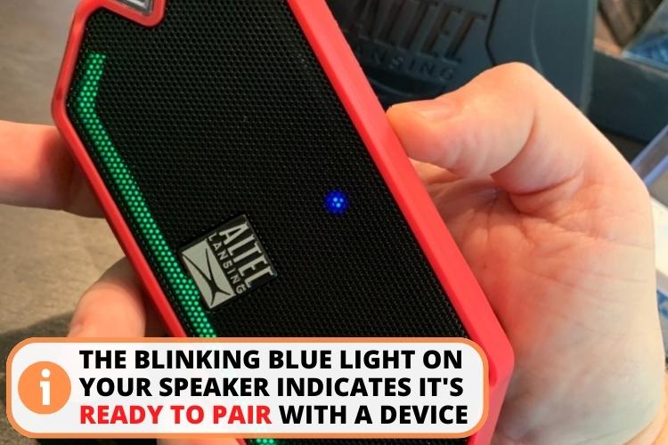 Reason behind the blue light on your speaker