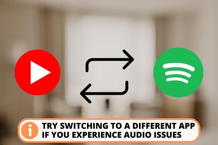 Try the faulty earbuds with another application