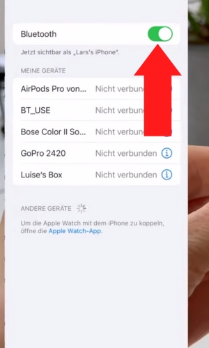 Pairing sonos roam with iphone
