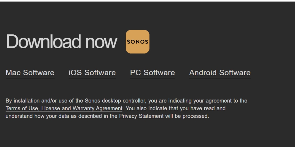 Sonos app